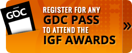 Register for any GDC pass to attend the IGF Awards
